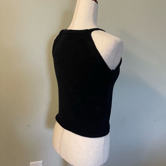 525 America Black Cotton Halter Top - Size XS - Picture 7 of 11